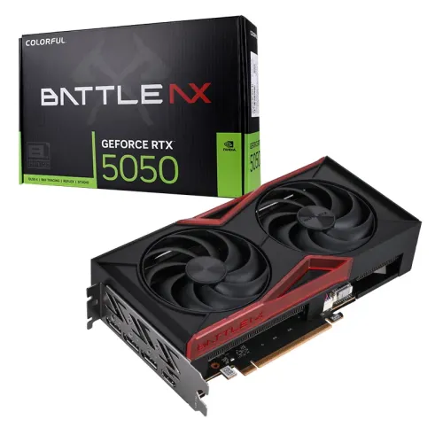Colorful GeForce RTX 5050 NB Battle AX DUO 8GB-V 550W GDDR6 Graphics Card